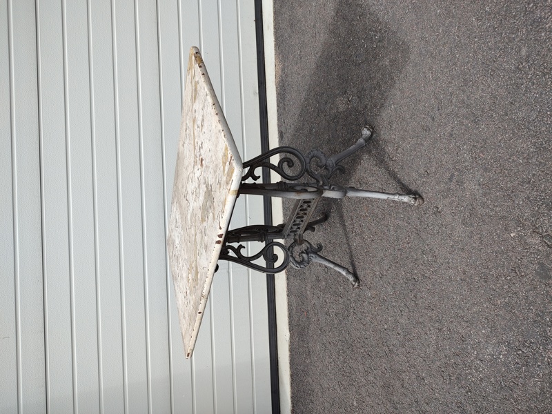 Trädgårdsbord, gjutjärn, tidigt 1900-tal