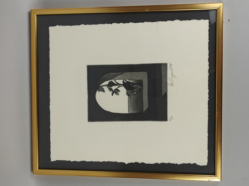 Litografi, Bo Cronquist, signerad