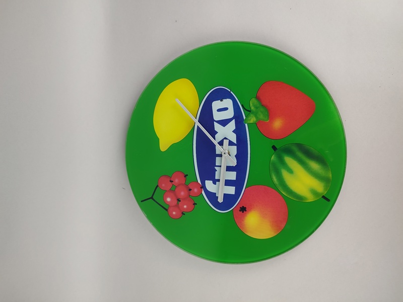 Väggklocka, "Fuxo" Glas