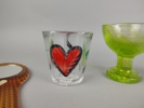 Glas, 4 delar bl.a. Ulrika Hydman Vallien